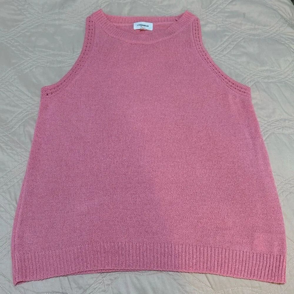 Pinkblush Knit Maternity Cutaway Tank L